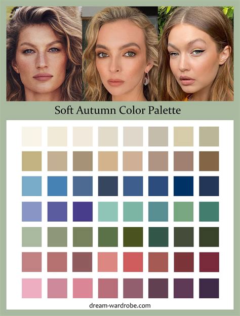 soft autumn color palette|soft autumn vs true.